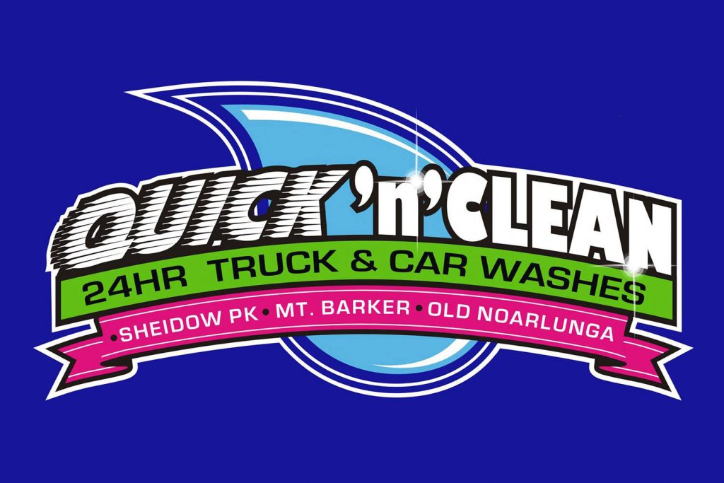 Quick n Clean car wash logo after retrofit