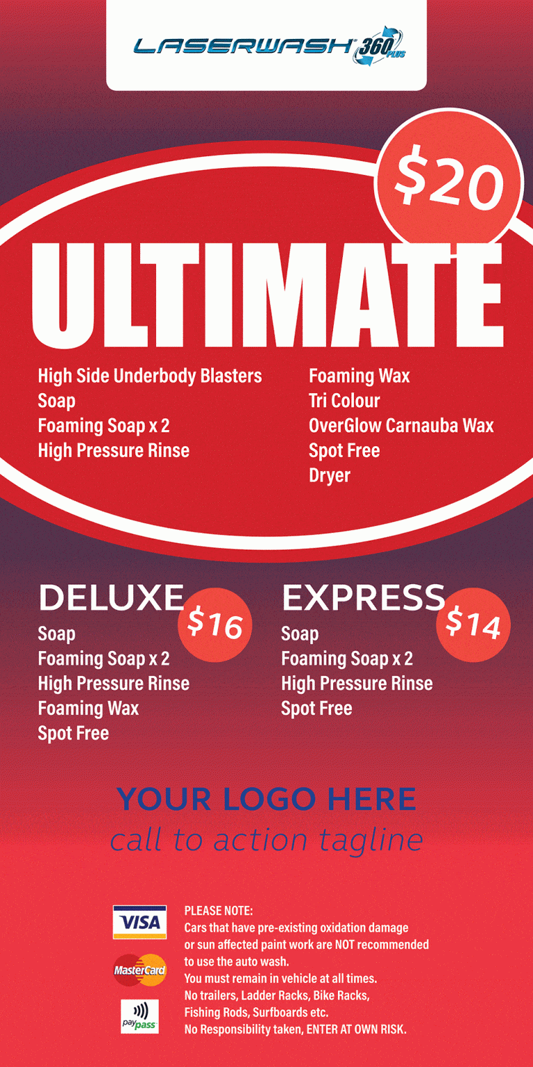 Effective Car Wash Menu Board Signage It Matters! Carwash World