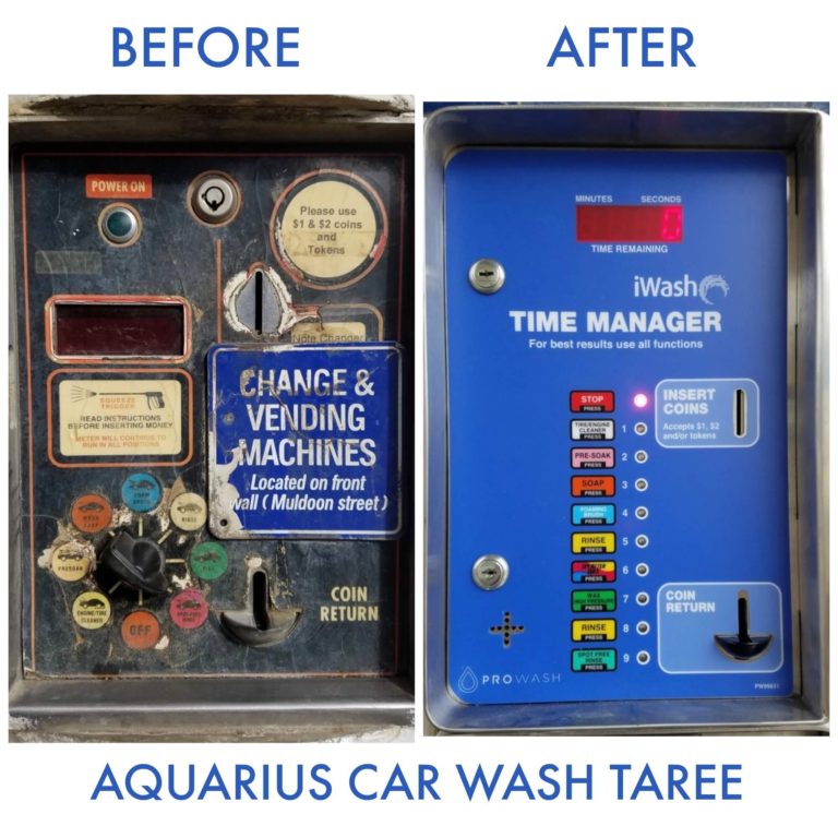 Before and after payment option for car wash
